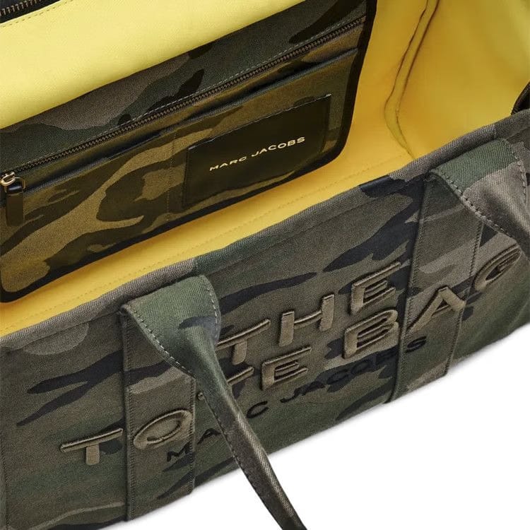 Marc Jacobs Large Camo Jacquard Tote Bag Camo/Multicolor