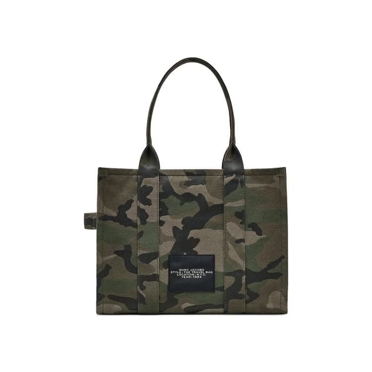 Marc Jacobs Large Camo Jacquard Tote Bag Camo/Multicolor