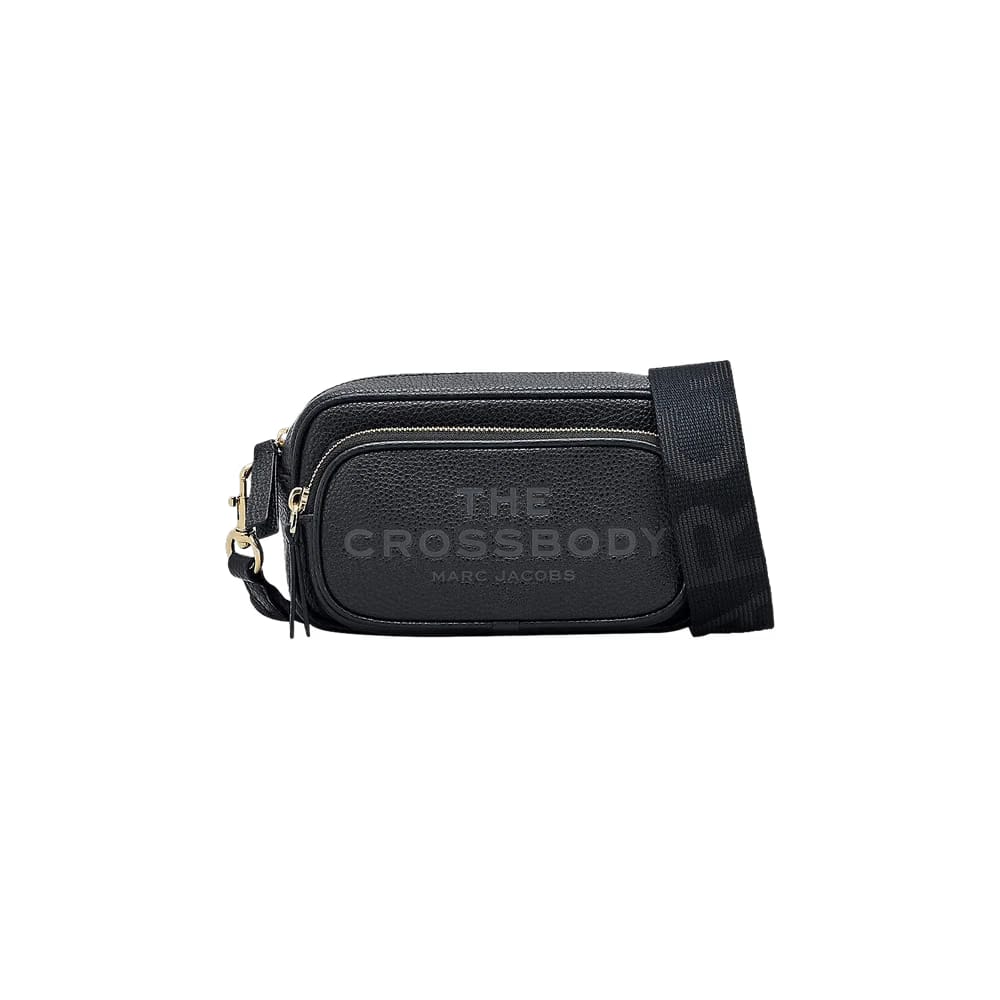 Marc Jacobs Leather Crossbody Bag Black