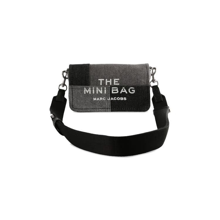 Marc Jacobs Mini Denim The Items Bag Black Denin