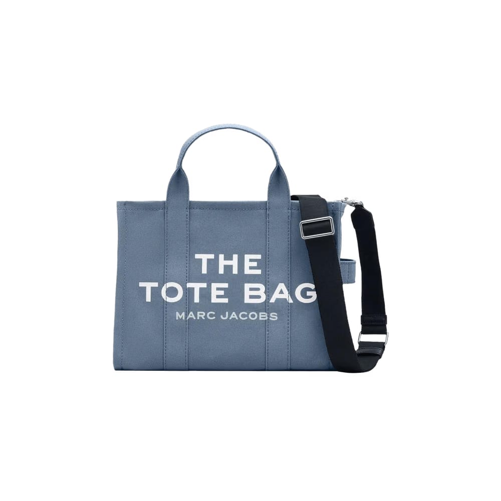 Marc Jacobs Canvas Medium Tote Bag Blue Shadow