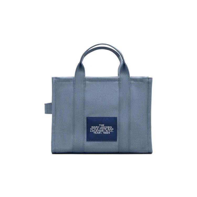 Marc Jacobs Canvas Medium Tote Bag Blue Shadow