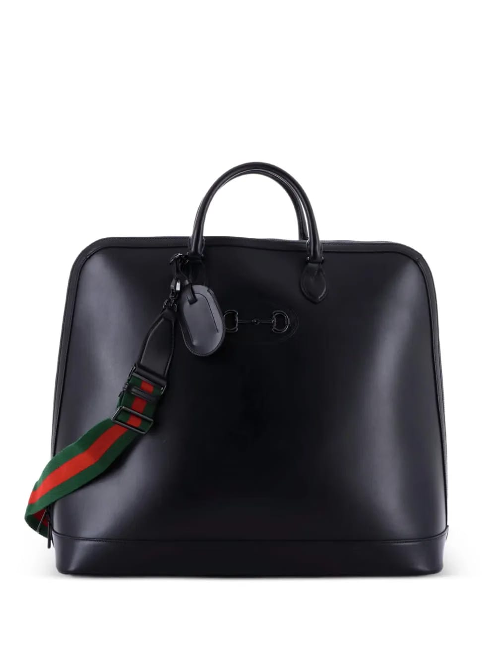 Horsebit 1955 Web Duffle Bag Leather Large travel bag