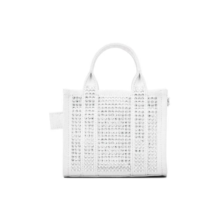 Marc Jacobs Crossbody Tote Bag White Crystal