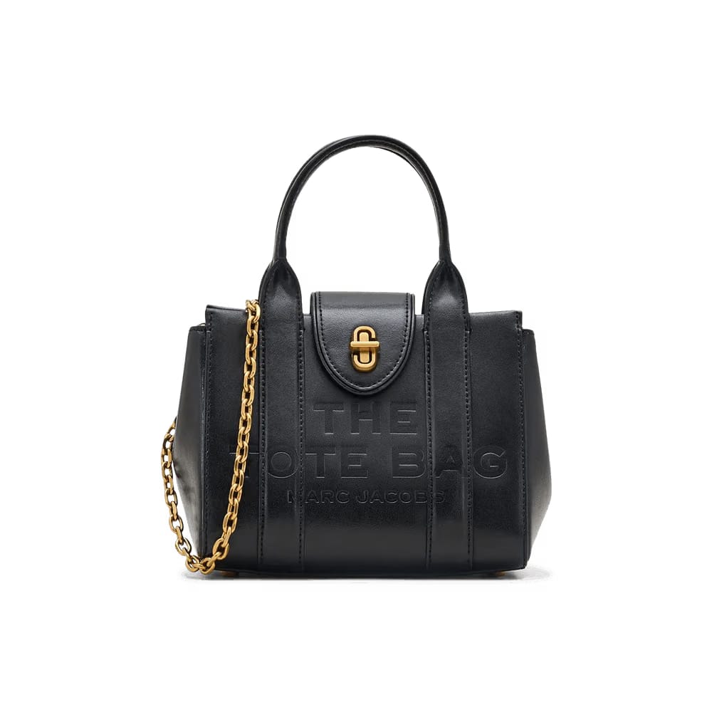 Marc Jacobs Turnlock Crossbody Tote Bag Black
