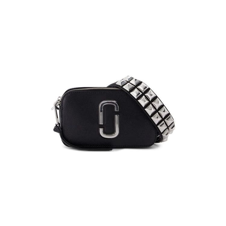 Marc Jacobs Studded Snapshot Bag Black