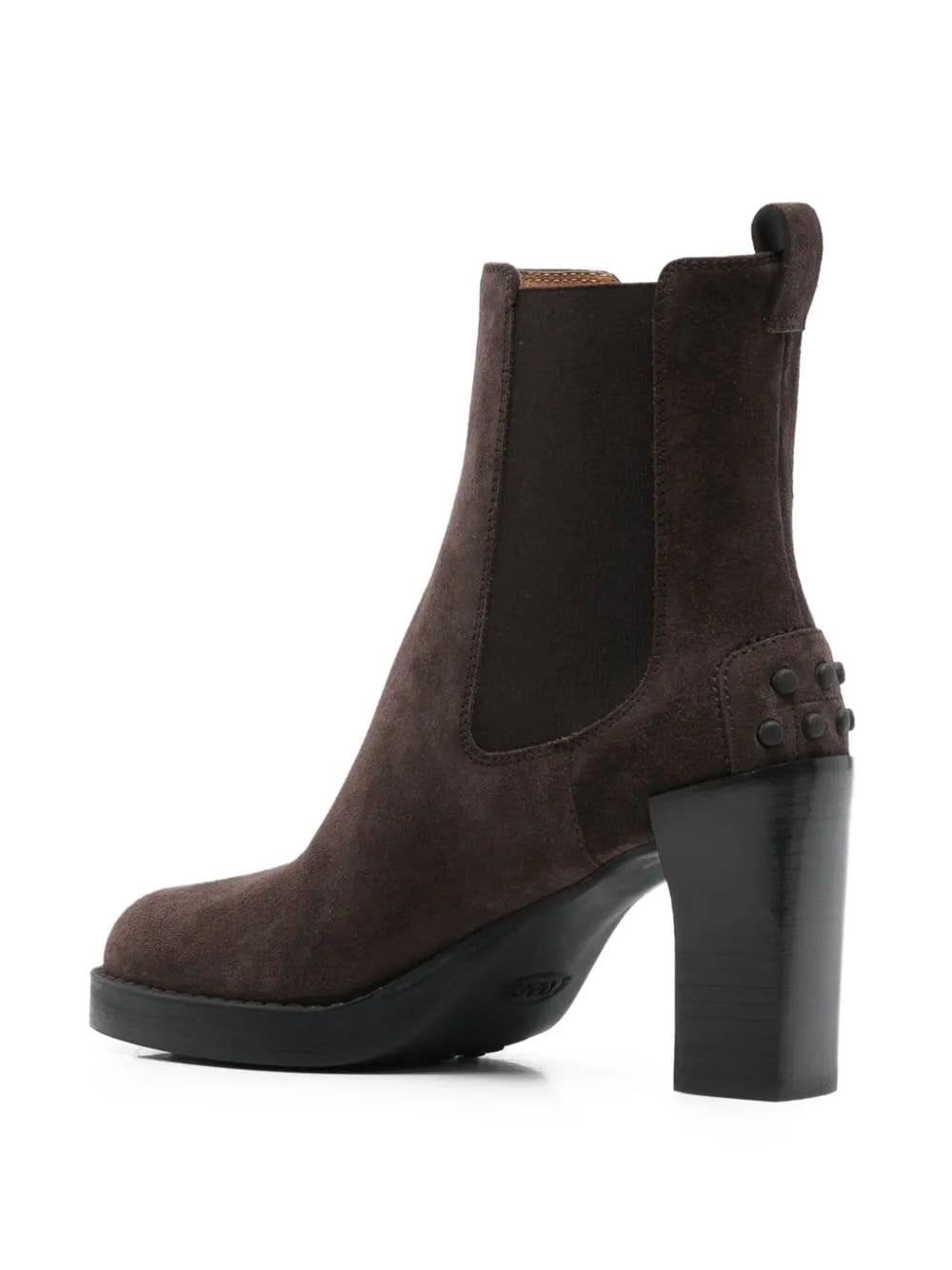 80mm block-heel suede boots