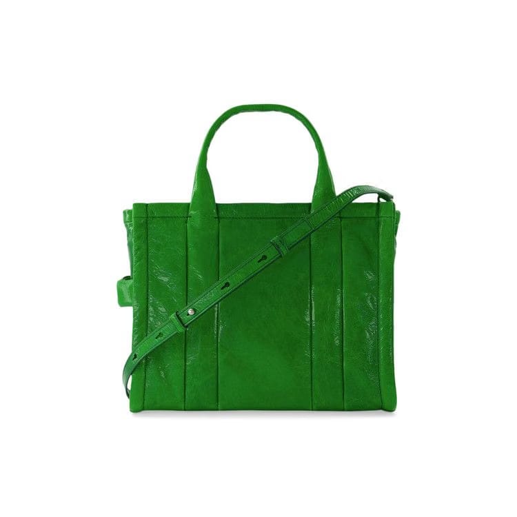 Marc Jacobs Shiny Crinkle Small Tote Bag Green