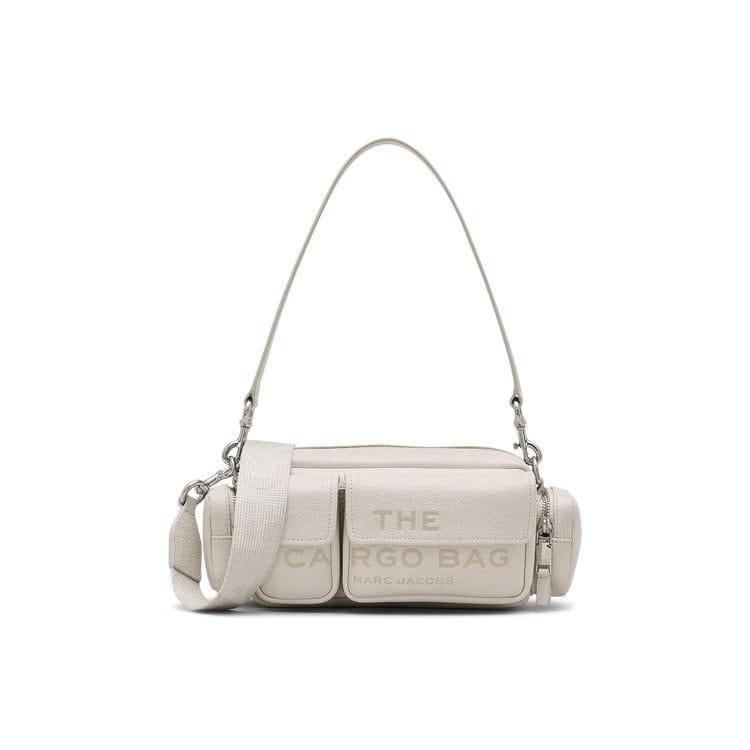 Marc Jacobs Leather Cargo Shoulder Bag Cotton/Sil