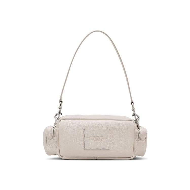 Marc Jacobs Leather Cargo Shoulder Bag Cotton/Sil