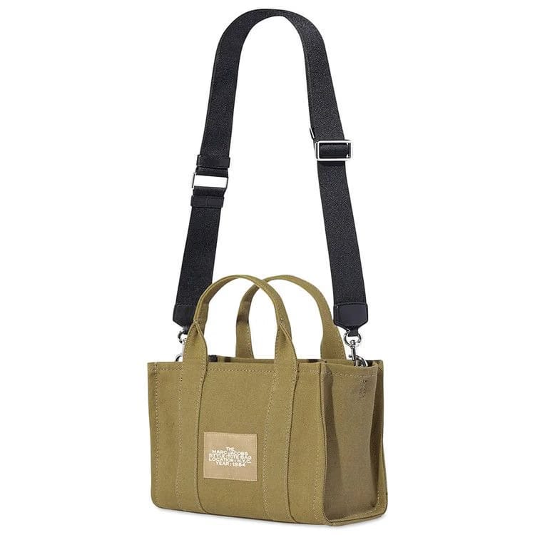 Marc Jacobs Canvas Small Tote Bag Slate Green