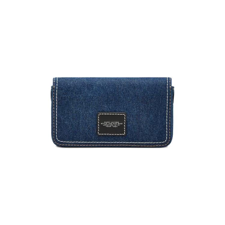 Marc Jacobs Mini Denim Chain Items SLG Bag Dark Wash