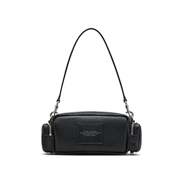 Marc Jacobs Leather Cargo Shoulder Bag Black