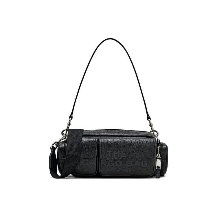 Marc Jacobs Leather Cargo Shoulder Bag Black