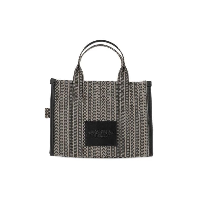 Marc Jacobs Monogram Medium Tote Bag Beige/Black