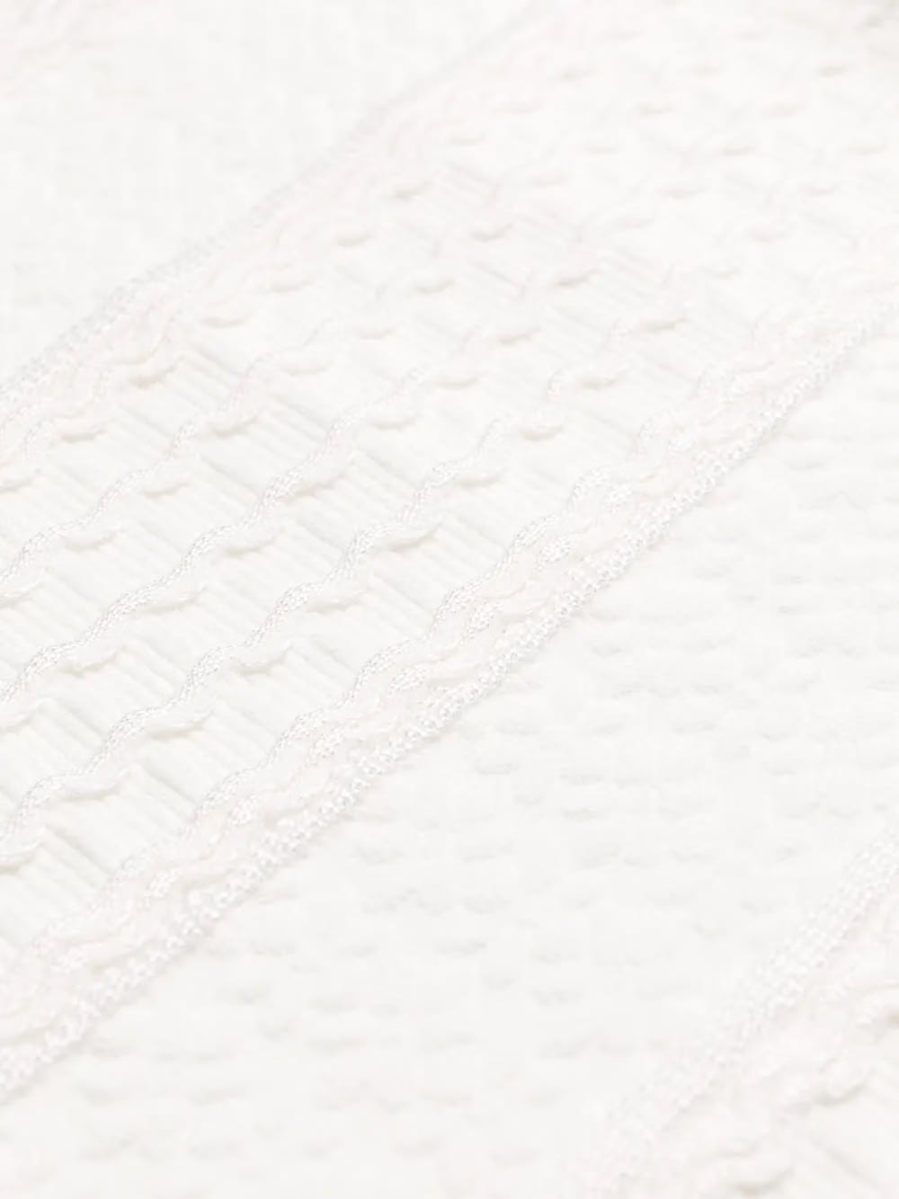 scalloped knitted dress