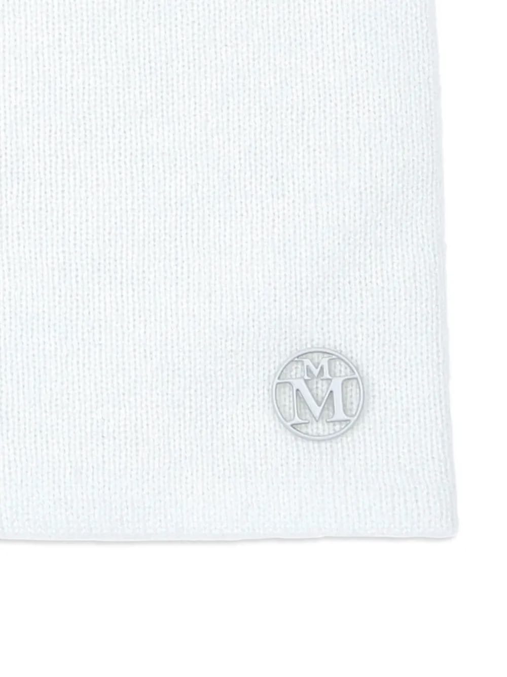 Loli logo-plaque cashmere beanie