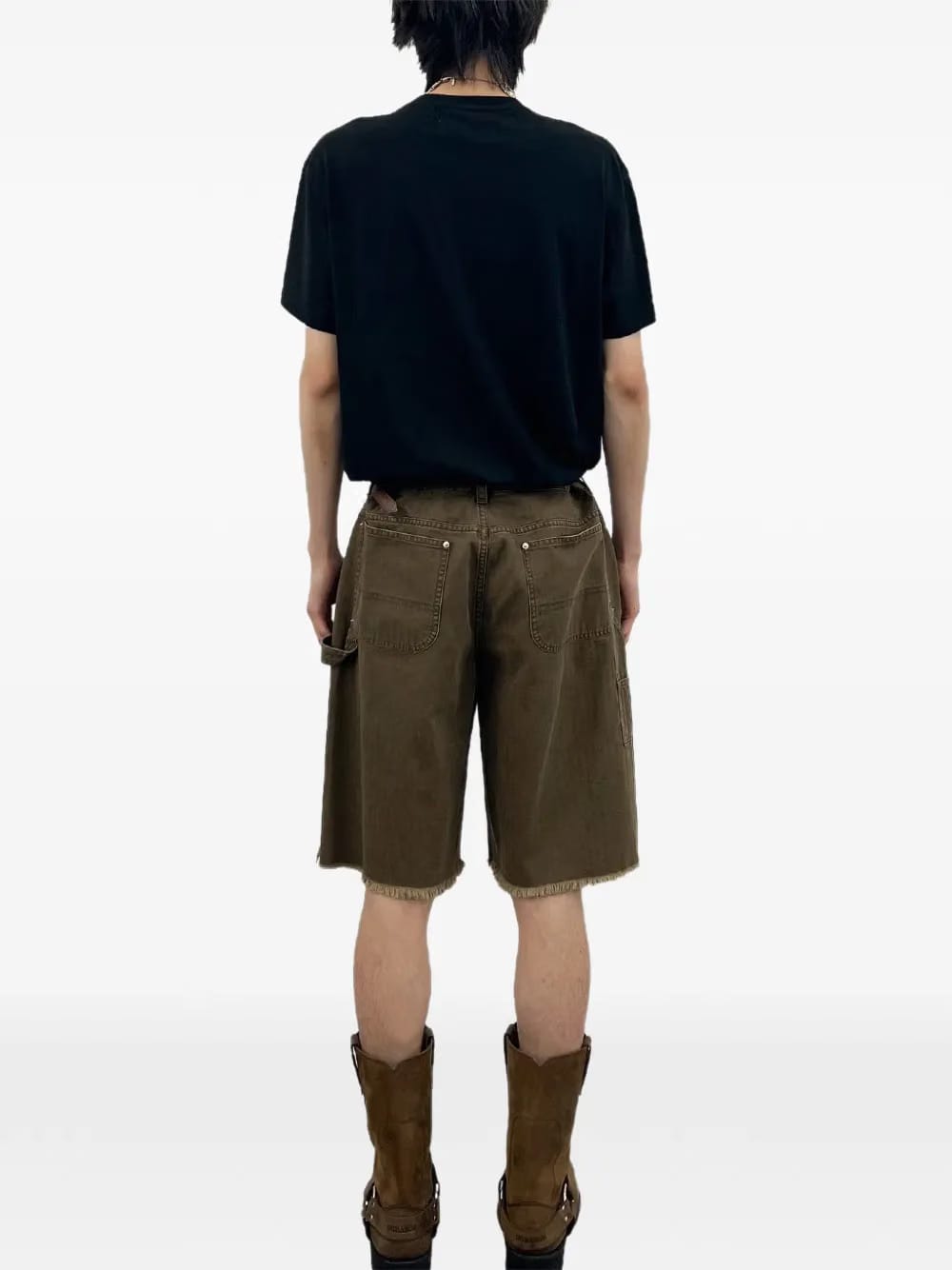 frayed carpenter shorts