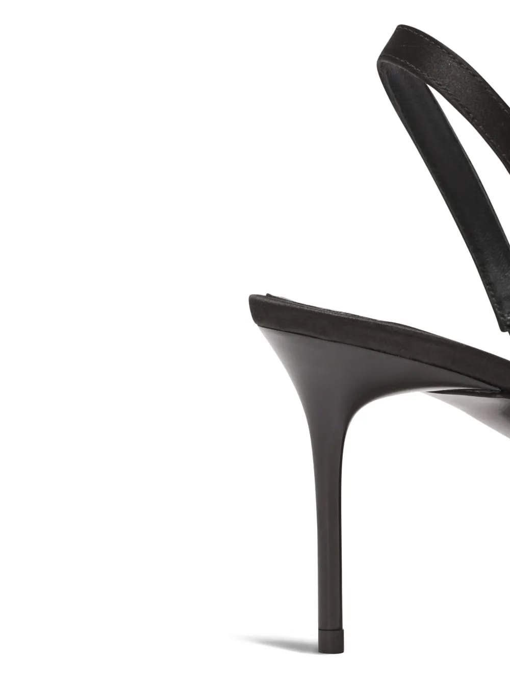 piercing-detail satin pumps