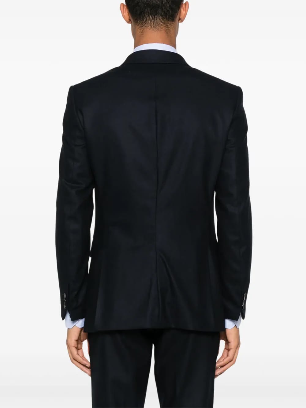 virgin wool double-breasted blazer