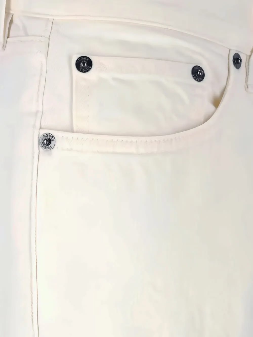 zip-fly button-fastening jeans
