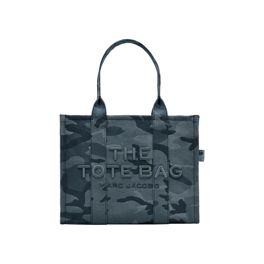 Marc Jacobs Large Camo Jacquard Tote Bag Blue/Multicolor