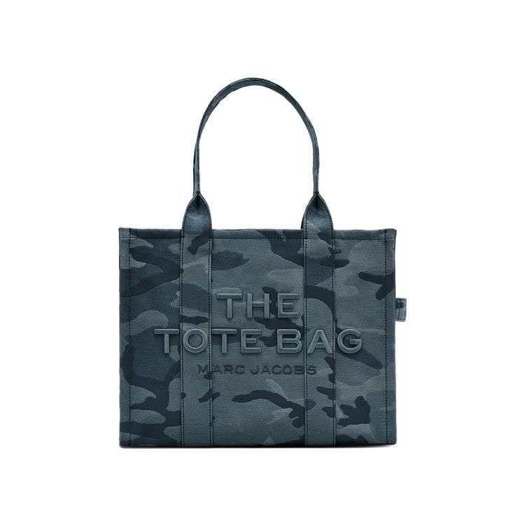 Marc Jacobs Large Camo Jacquard Tote Bag Blue/Multicolor