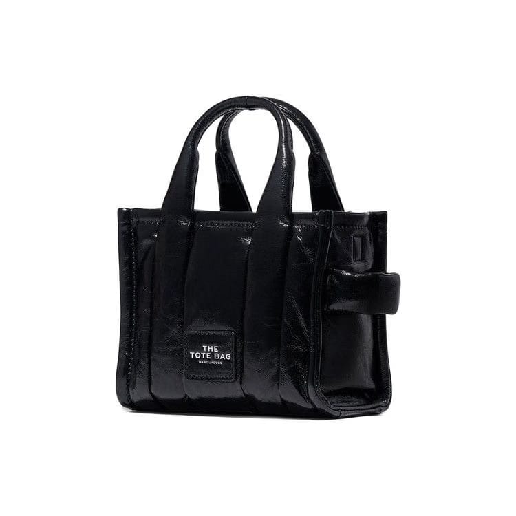 Marc Jacobs Logo Printed Tote Bag Black