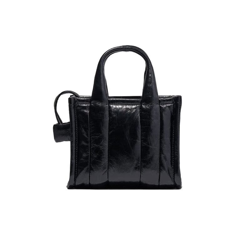 Marc Jacobs Logo Printed Tote Bag Black