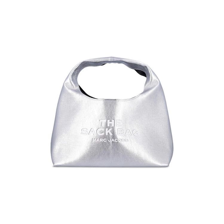 Marc Jacobs The Metallic Sack Bag Silver