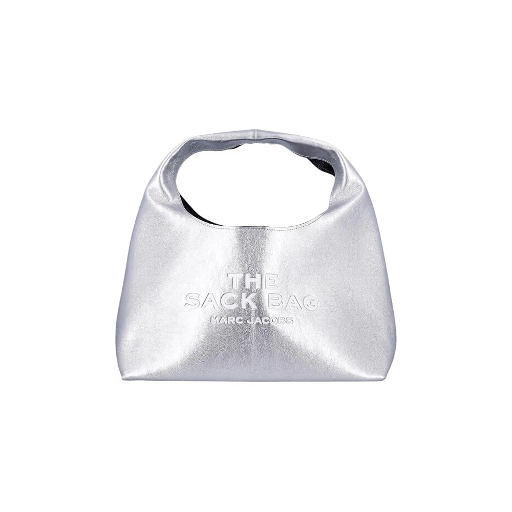 Marc Jacobs The Metallic Sack Bag Silver