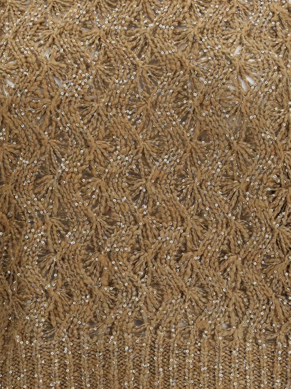 open-stitch sweater