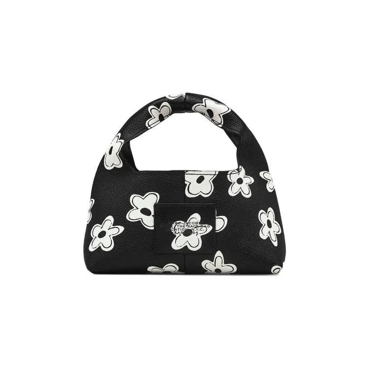 Marc Jacobs Mini Daisy Leather Sack Bag Black/White