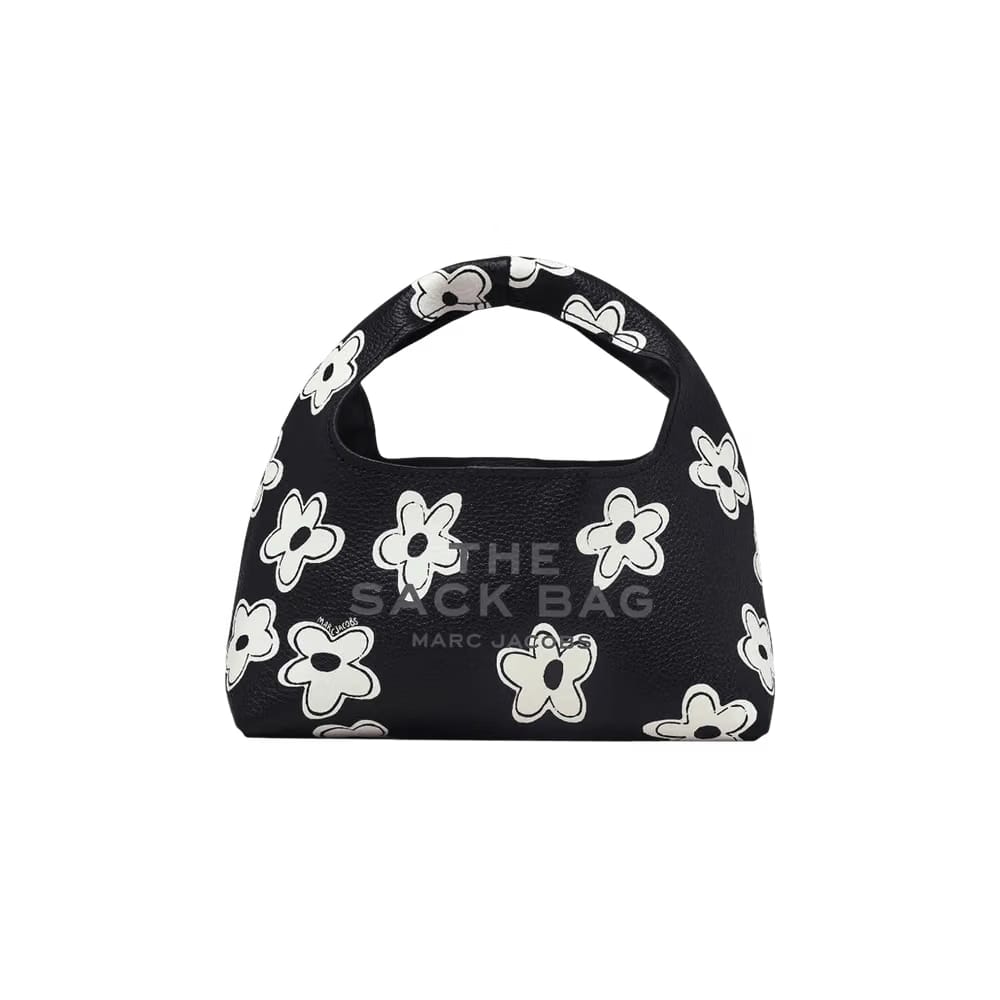 Marc Jacobs Mini Daisy Leather Sack Bag Black/White