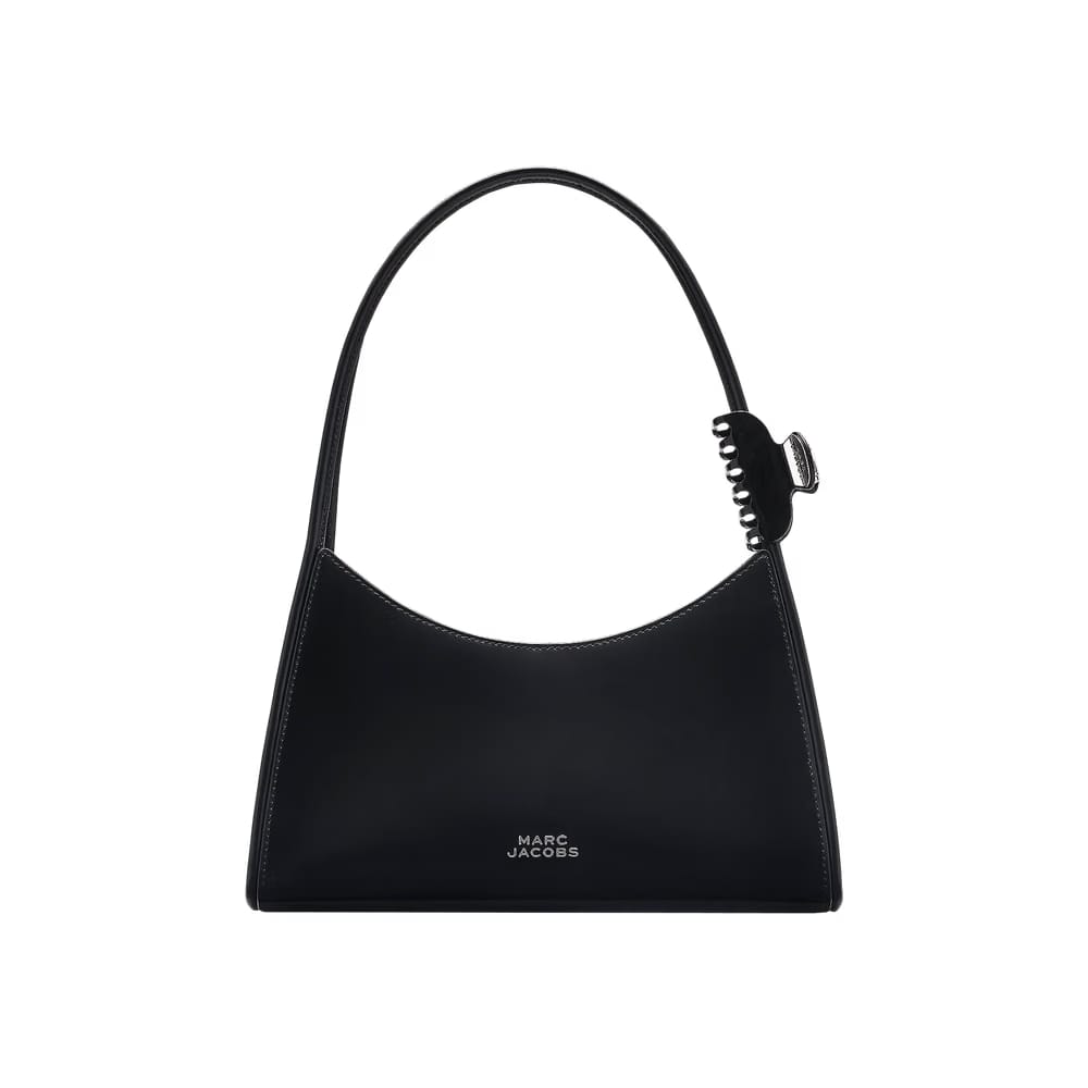 Marc Jacobs Glam Claw Clip Shoulder Bag Black
