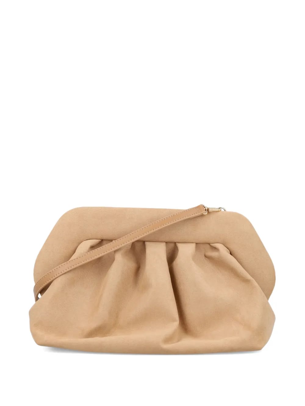 Bios pleated-frame clutch bag