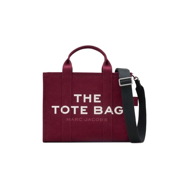 Marc Jacobs Canvas Medium Tote Bag Oxblood