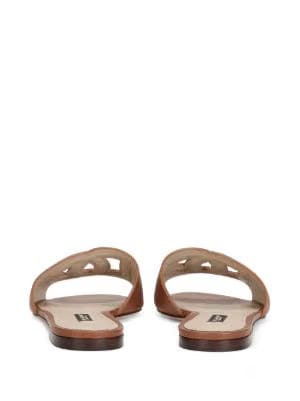 DG Millennials leather slides