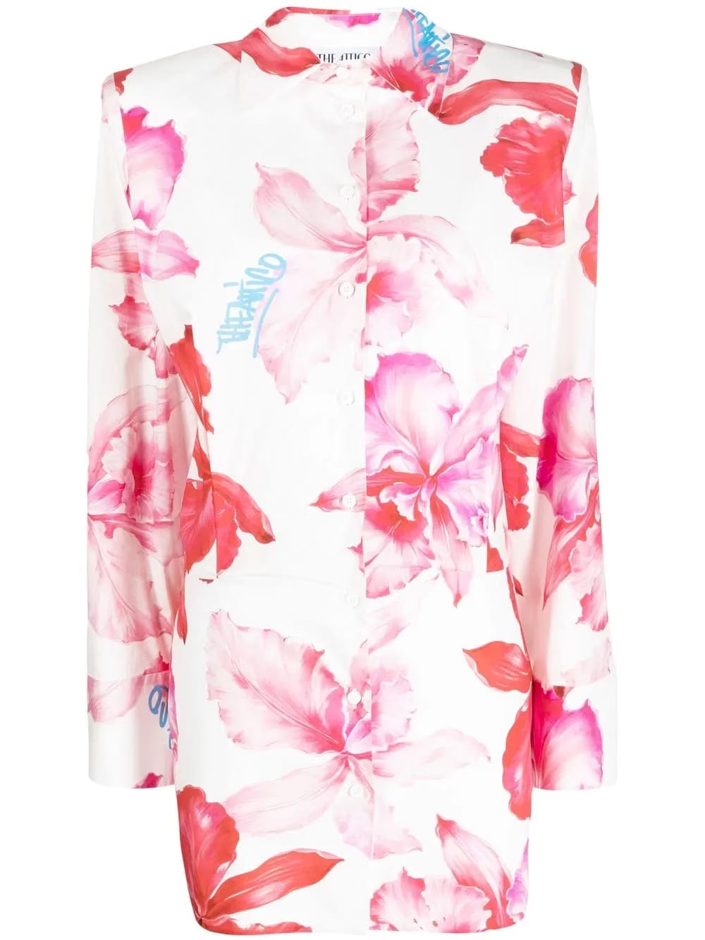Margot floral-print minidress