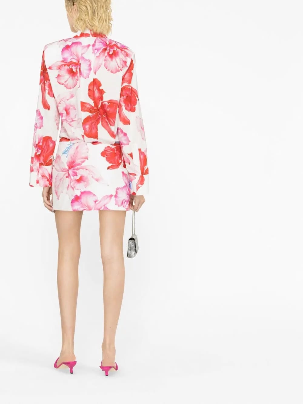 Margot floral-print minidress