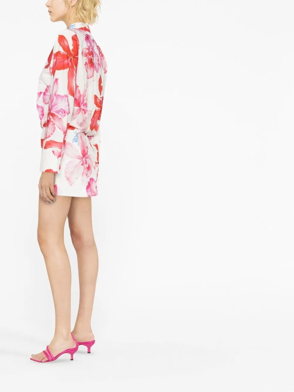 Margot floral-print minidress