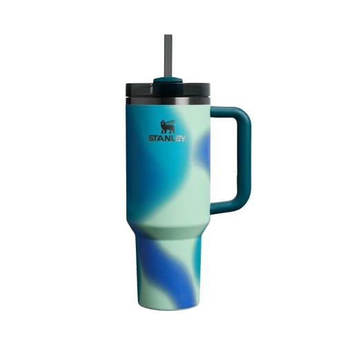 STANLEY TUMBLER Mug FlowState The New Frequency Coastal Teal Motion 40 oz