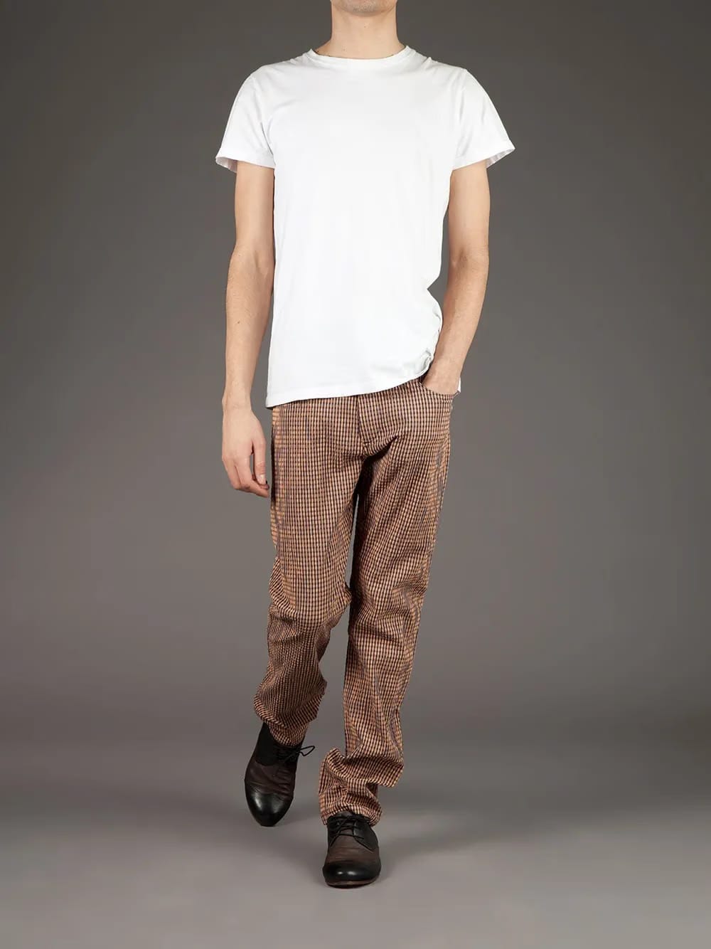 checked trouser