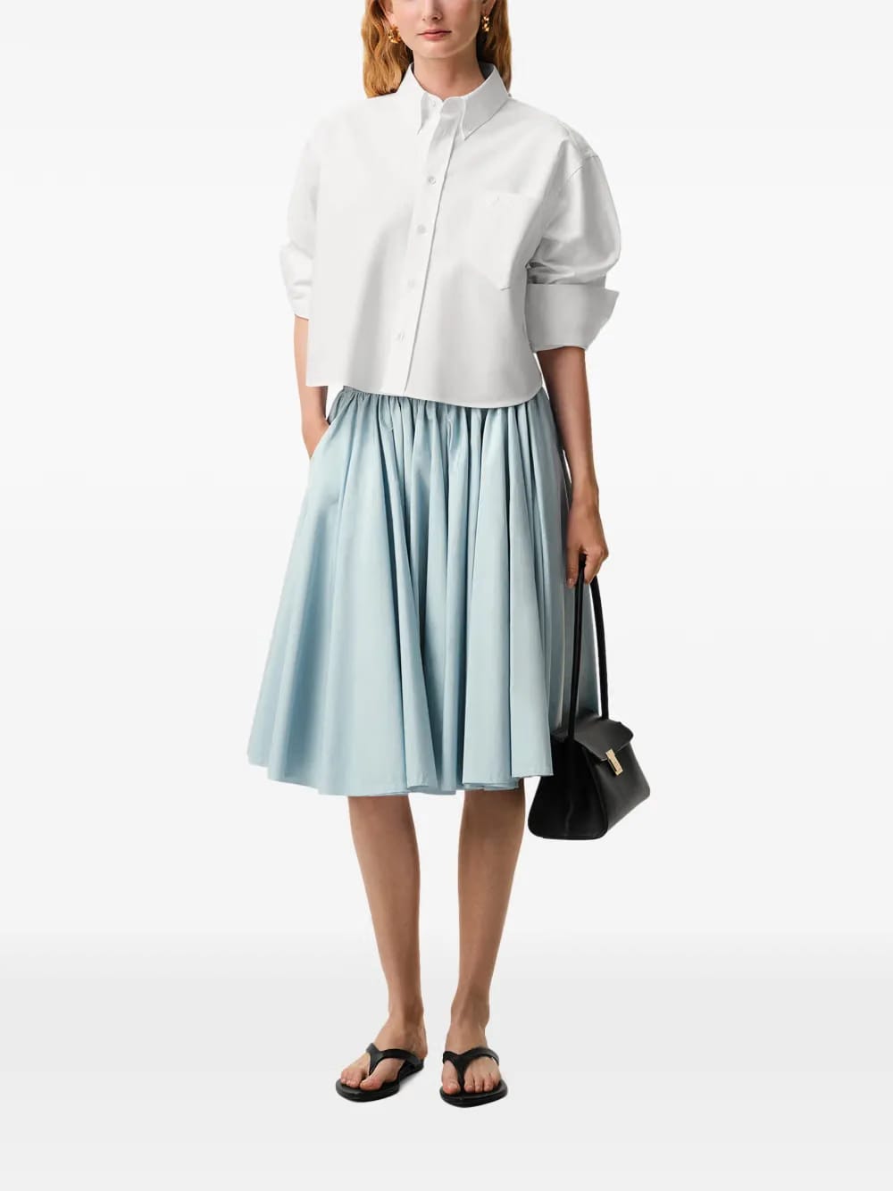 Ami de Coeur cropped shirt