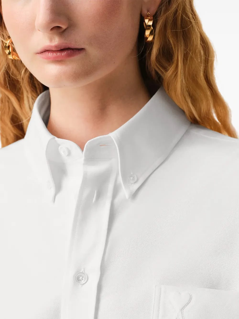Ami de Coeur cropped shirt