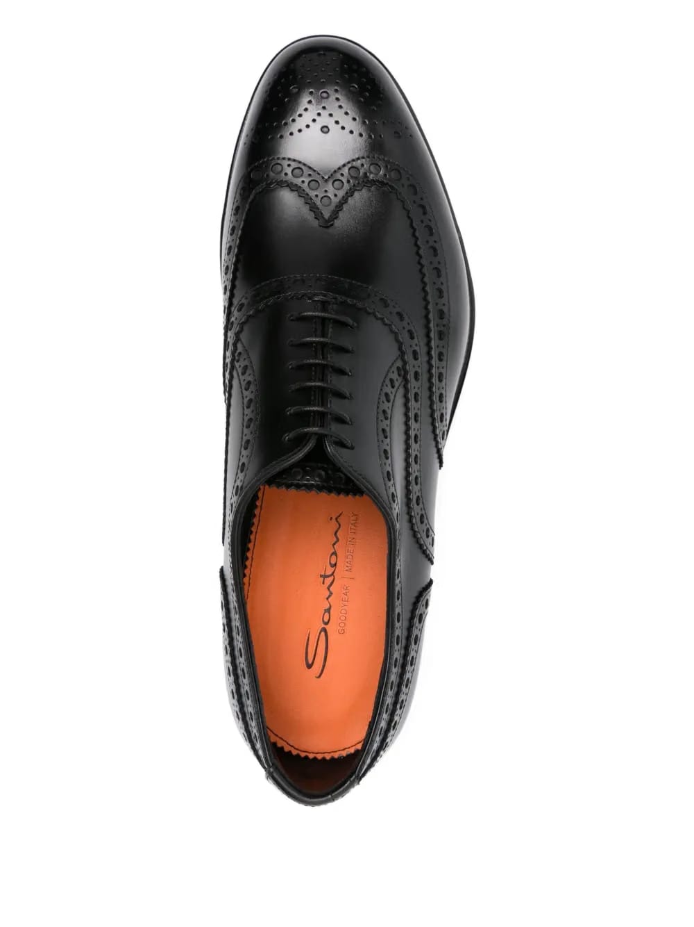 perforated leather Oxford shoes