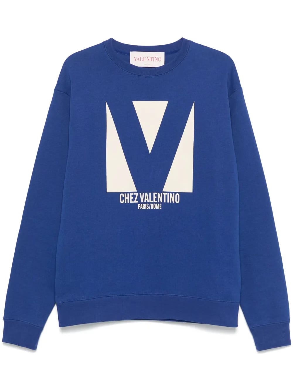 Chez-print sweatshirt