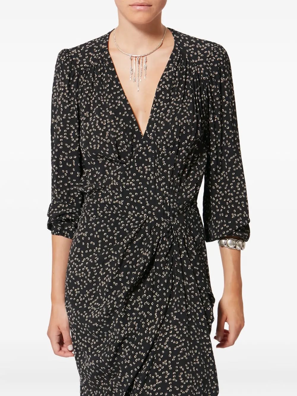 Daylia printed midi dress