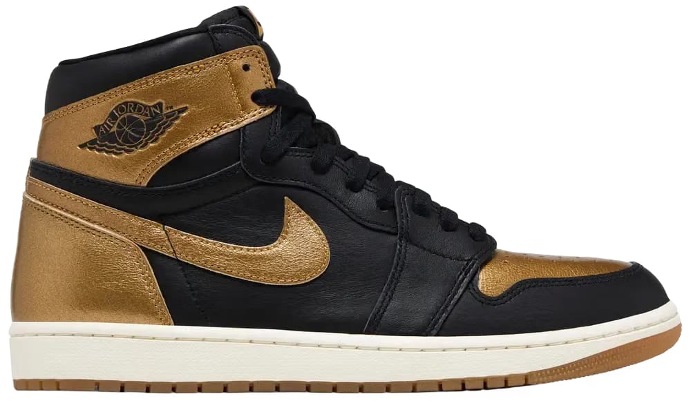 Air Jordan 1 Retro High OG Black Metallic Gold