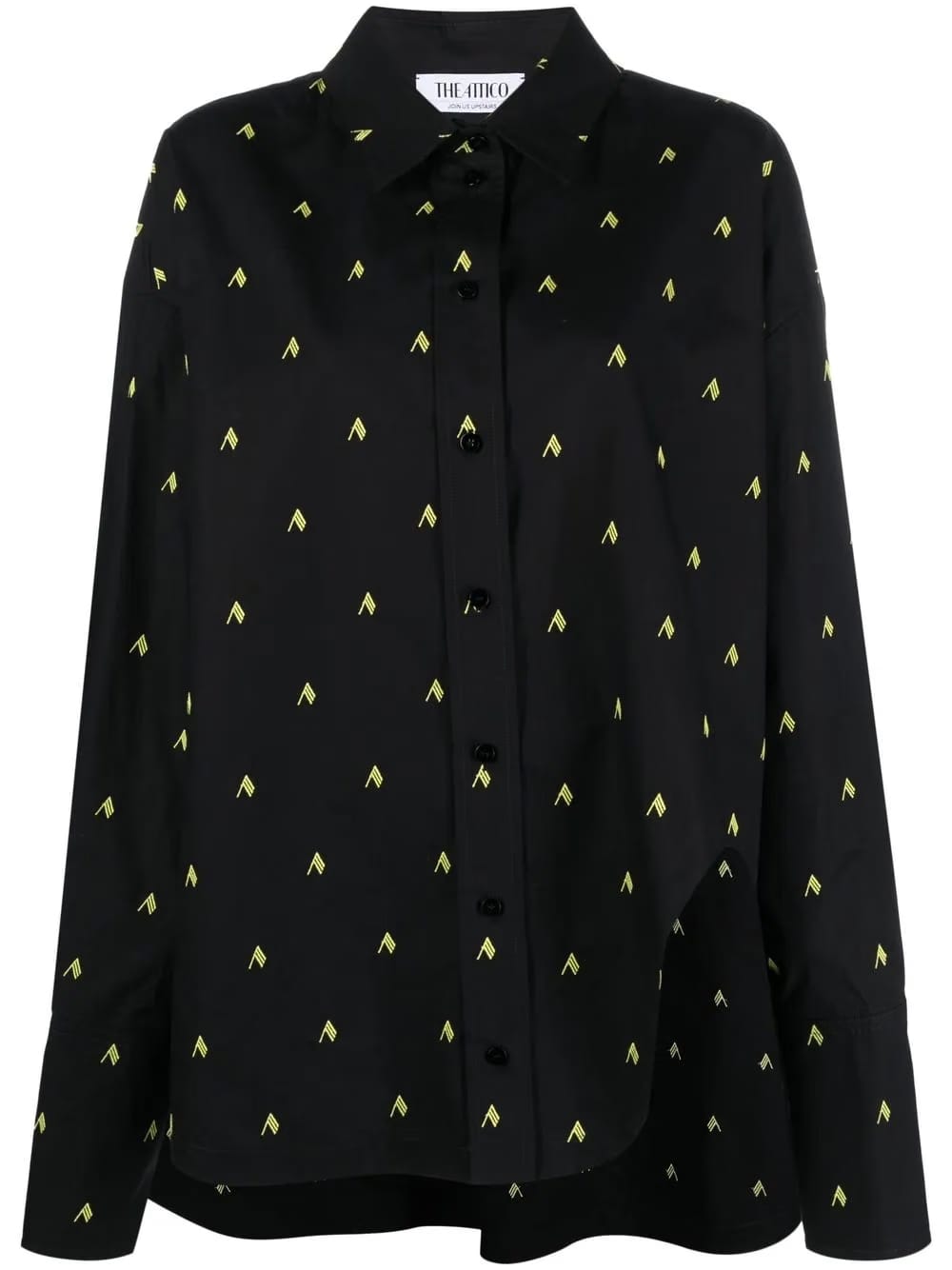 Diana oversized logo-print shirt
